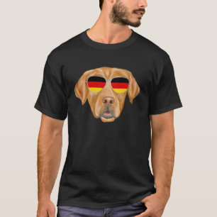 Deutsche Flagge Golden Retriever Hund Deutschland T-Shirt