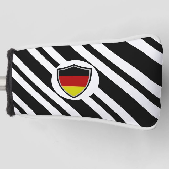 Deutsche Flagge Golf Headcover (Vorderseite)