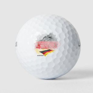 Deutsche Flagge Golfball