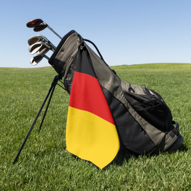 Deutsche Flagge Golfhandtuch (Gras)