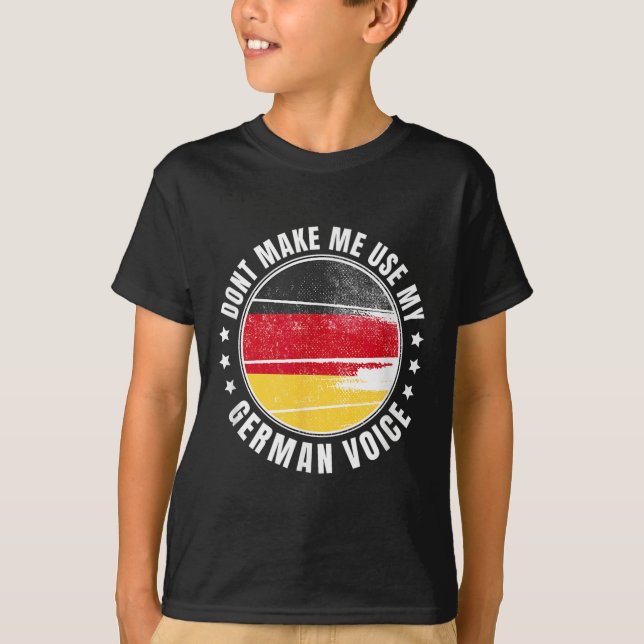 Deutsche Flagge _ _ Ich darf meine deutsche Stimme T-Shirt (Vorderseite)