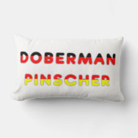 Deutsche Flagge im Namen des Doberman pinscher
