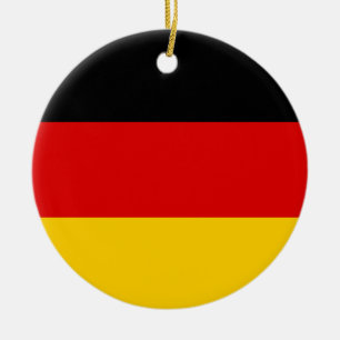Deutsche Flagge Keramik Ornament