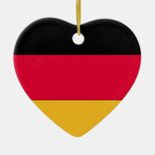 Deutsche Flagge Keramik Ornament