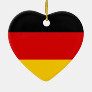 Deutsche Flagge Keramikornament