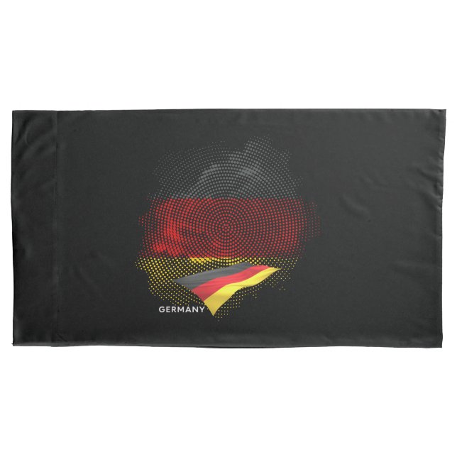 Deutsche Flagge Kissenbezug (Vorderseite)