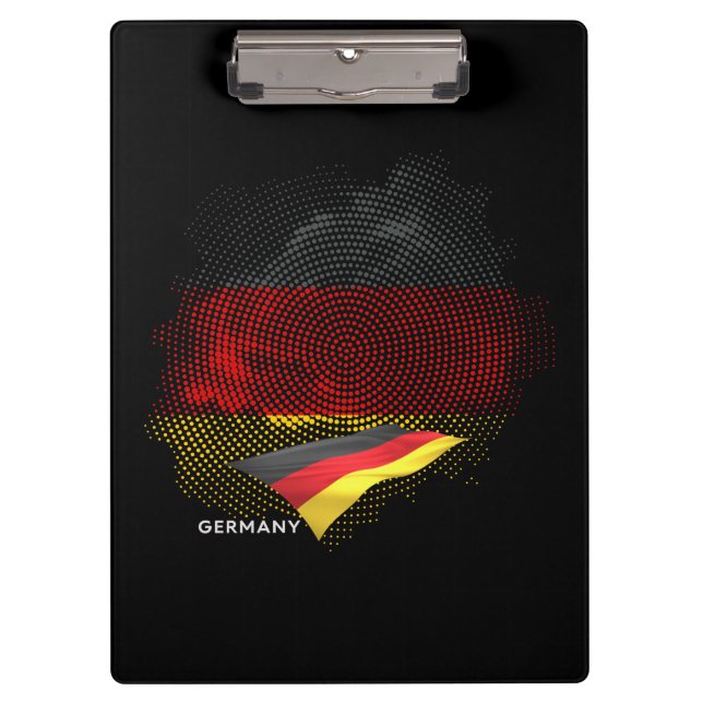 Deutsche Flagge Klemmbrett (Vorderseite)