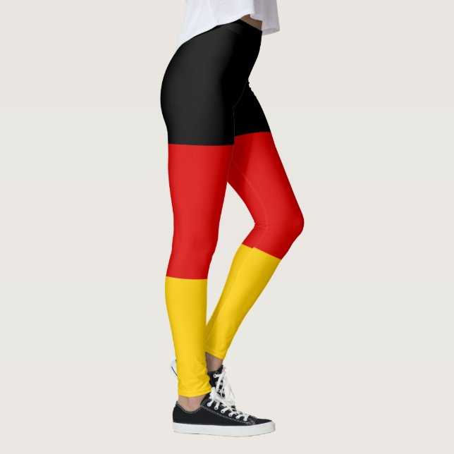 Deutsche Flagge Leggings (Rechts)