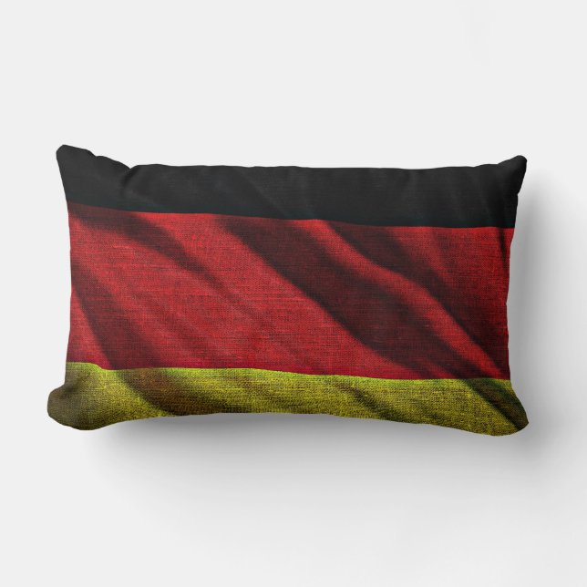Deutsche Flagge Lendenkissen (Vorderseite)