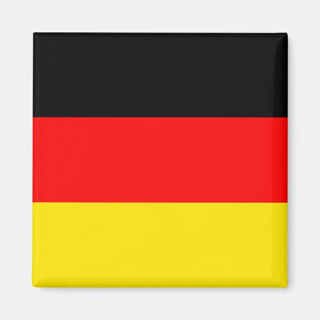 Deutsche Flagge Magnet (Vorne)