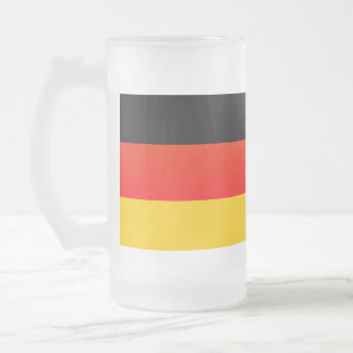 Deutsche Flagge Mattglas Bierglas
