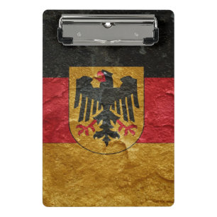 Deutsche Flagge Mini Klemmbrett