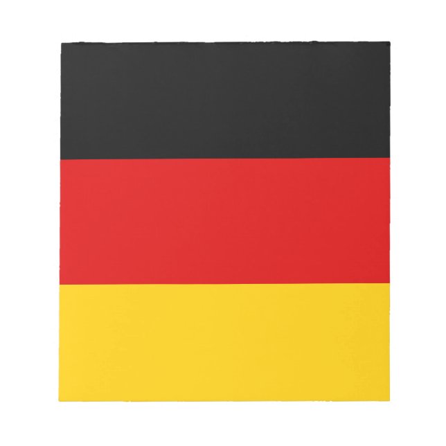 Deutsche Flagge Notizblock (Vorderseite)