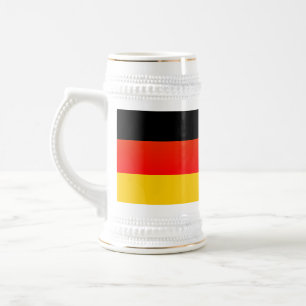 Deutsche Flagge oder deutsche Flagge Bierglas