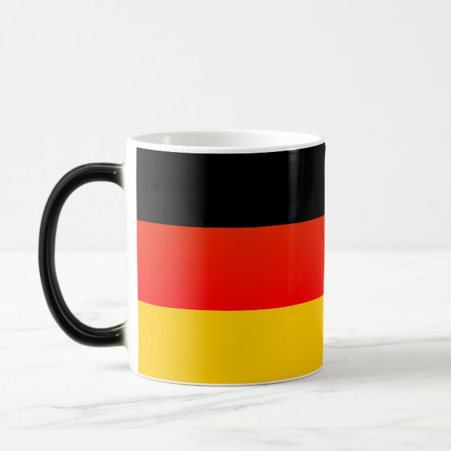Deutsche Flagge oder Deutsche Flagge Verwandlungstasse (Links)