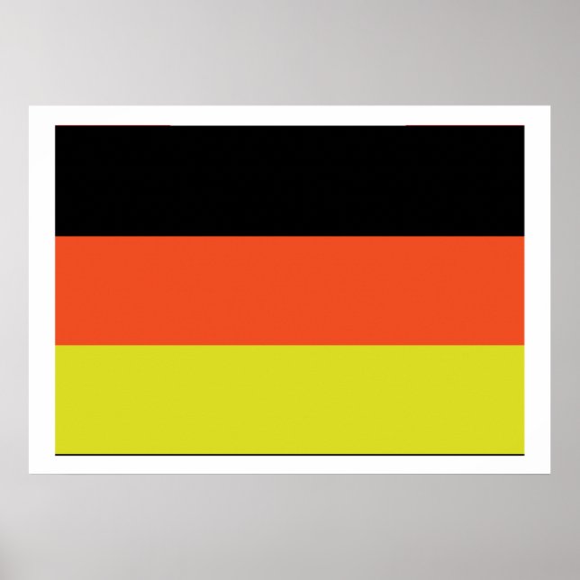 Deutsche Flagge Poster (Vorne)