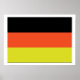 Deutsche Flagge Poster (Vorne)