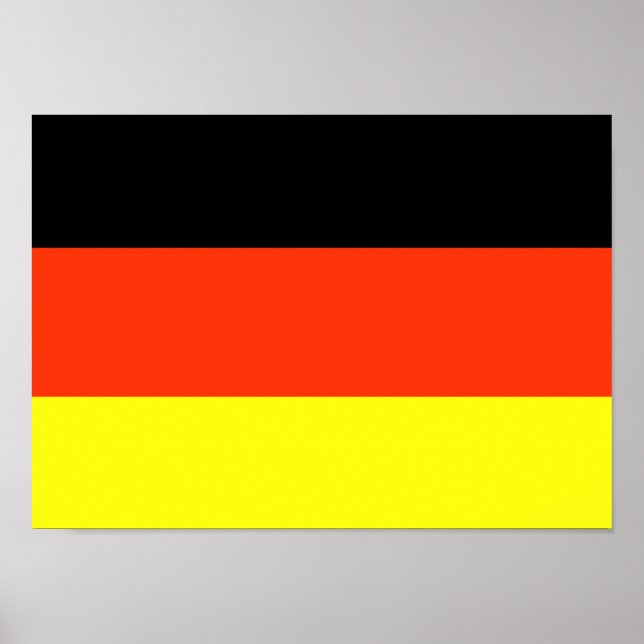 Deutsche Flagge Poster (Vorne)