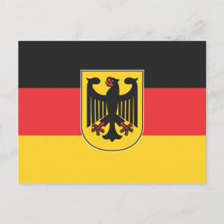 Deutsche Flagge Postkarte