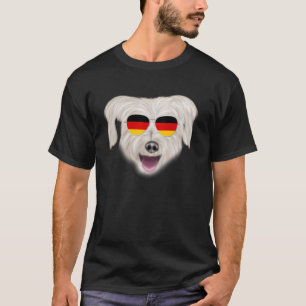 Deutsche Flagge Pyrenean Shepherd Dog Germany Pock T-Shirt