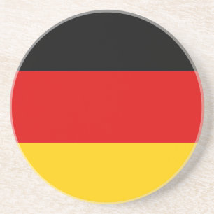 Deutsche Flagge Sandstein Untersetzer