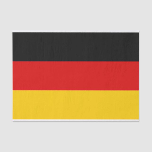 Deutsche Flagge Seidenpapier (Vorderseite)