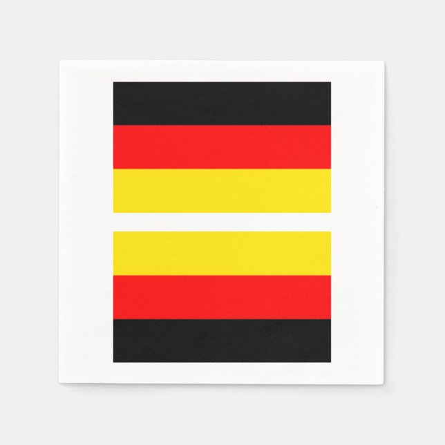Deutsche Flagge Serviette (Vorderseite)