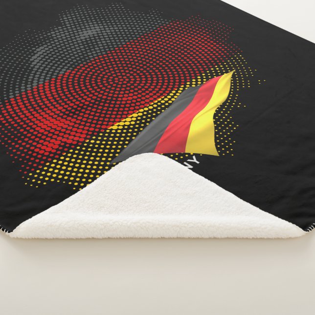 Deutsche Flagge Sherpadecke (3/4)