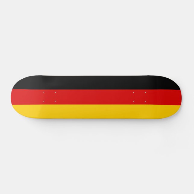 Deutsche Flagge Skateboard (Horizontal)