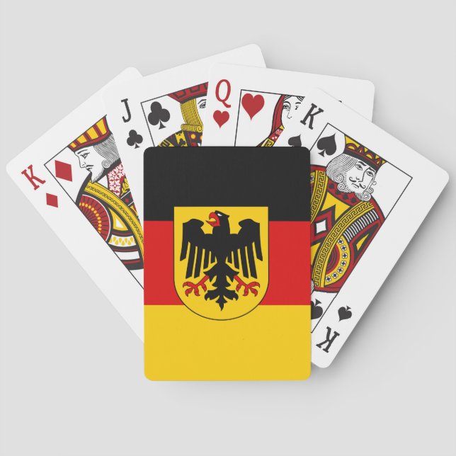 Deutsche Flagge Spielkarten (Rückseite)