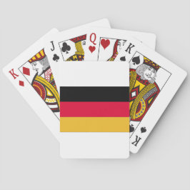 Deutsche Flagge Spielkarten