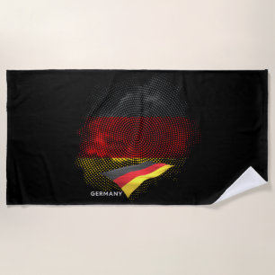 Deutsche Flagge Strandtuch