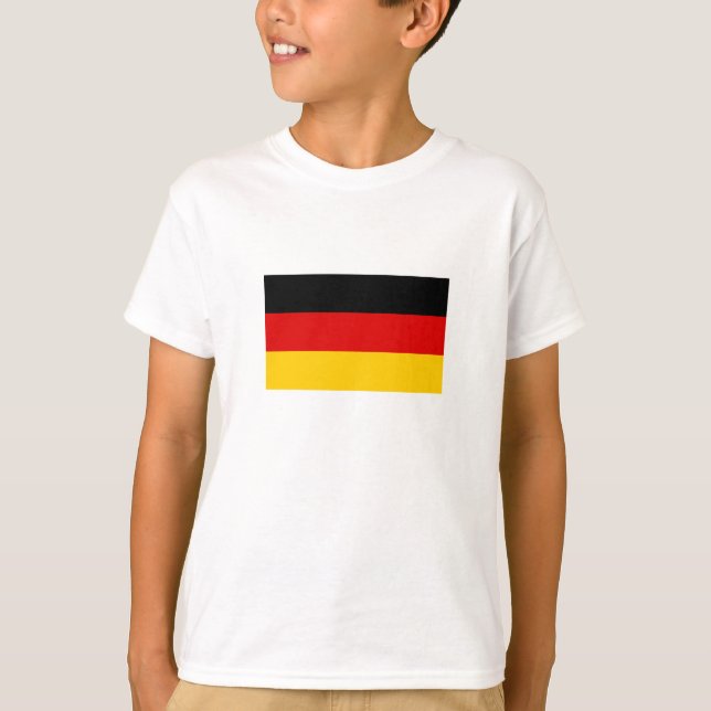 Deutsche Flagge T-Shirt (Vorderseite)