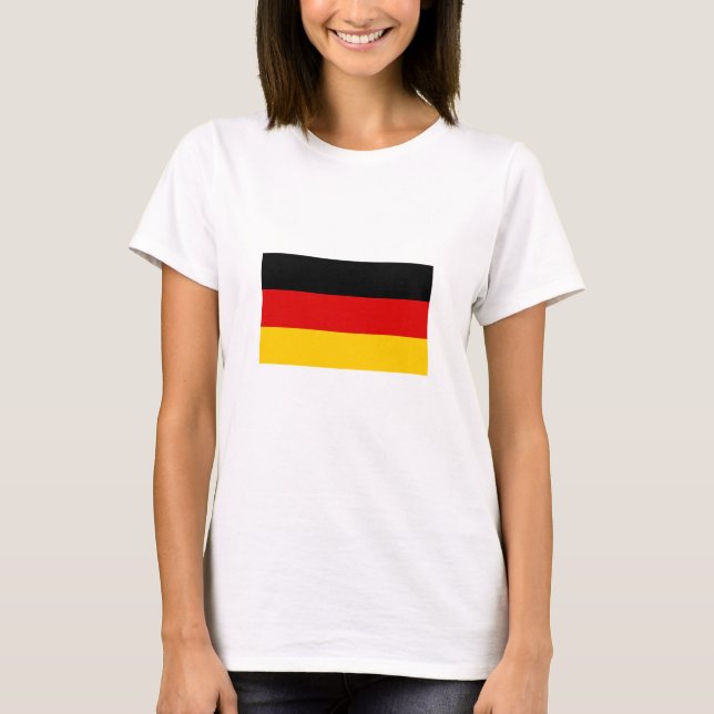 Deutsche Flagge T-Shirt (Vorderseite)