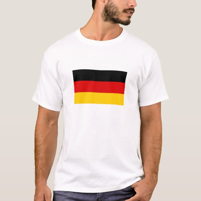 Deutsche Flagge T-Shirt (Vorderseite)