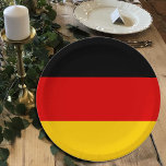 Deutsche Flagge Teller, Party, Sport, Deutschland Pappteller<br><div class="desc">Paper Tellers: German Flag & Germany Party - Liebe mein Land,  Vatertag,  Urlaub,  Patrioten / Sportfans</div>