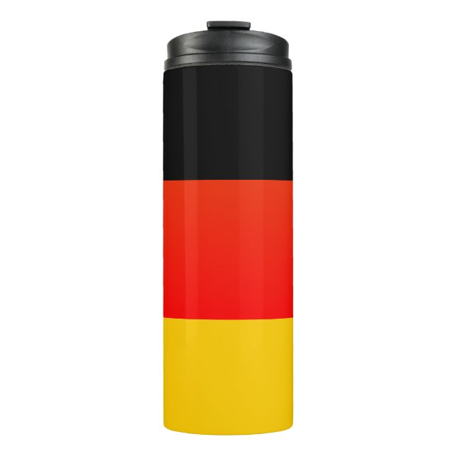 Deutsche Flagge Thermosbecher (Vorderseite)