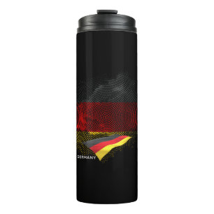 Deutsche Flagge Thermosbecher