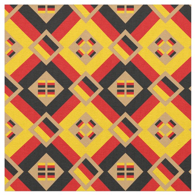 Deutsche Flagge & Trendy Deutschland Fabric Mode G Stoff (Nahaufnahme)