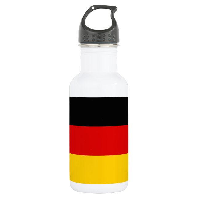 Deutsche Flagge Trinkflasche (Vorderseite)