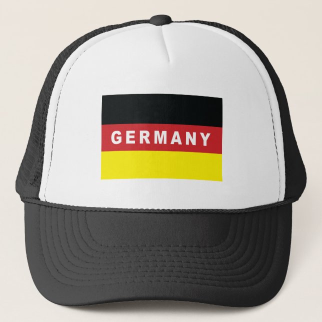 Deutsche Flagge Truckerkappe (Vorderseite)