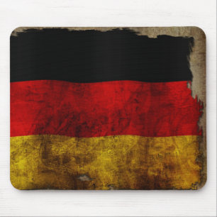 Deutsche Flagge - Vintage... Mousepad