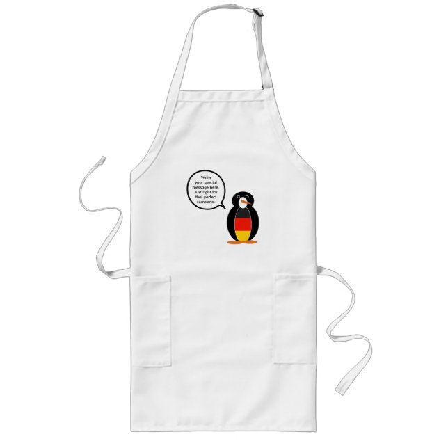 Deutsche Flagge - Vortrag von Herrn Penguin Lange Schürze (Vorne)