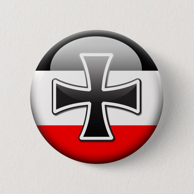 Deutsche Flagge WWI Button (Vorderseite)
