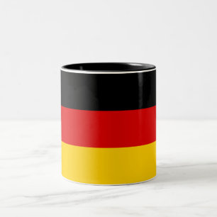 Deutsche Flagge Zweifarbige Tasse