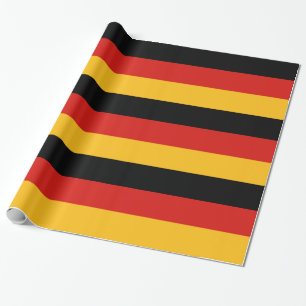 DEUTSCHE FLAGGEN-FARBEN GESCHENKPAPIER