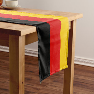 Deutsche Flaggen Farben Schwarz Rot Gold Kurzer Tischläufer