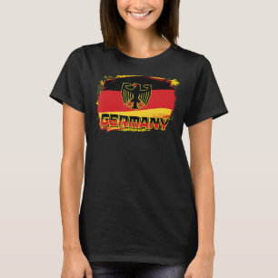 Deutsche FußballFußball Deutsche Flagge Grafik T-Shirt