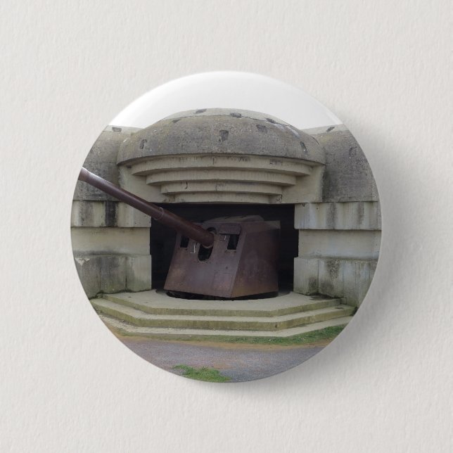 Deutsche Gewehr-Position, die Normandie-Strand Button (Vorderseite)