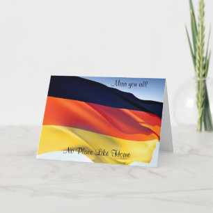 deutsche Grußkarten Karte